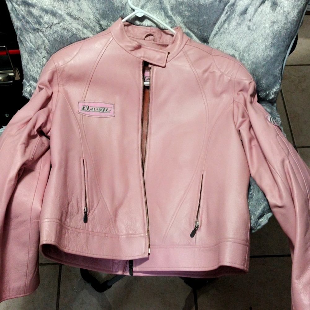 Damu leather jacket females